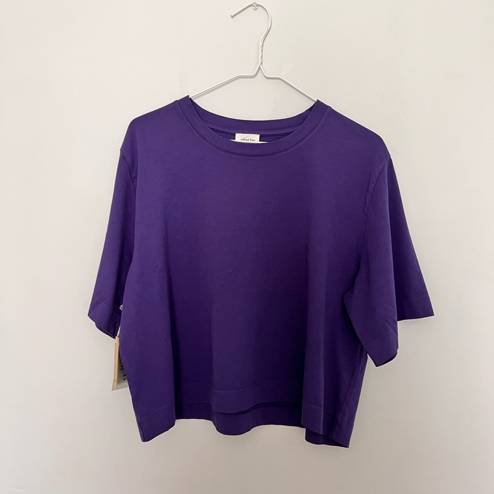Aritzia Wilfred Free Women's Getaway T-Shirt in Purple